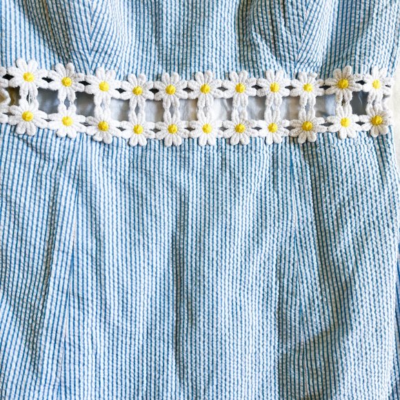 Lilly Pulitzer | Sheens Daisy Seersucker Dress 00 - Picture 6 of 7